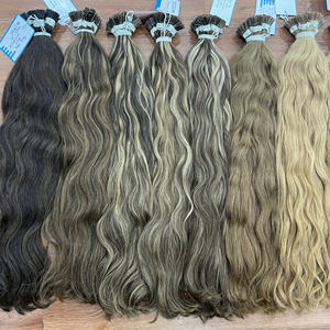 Article phare 2026 : Extensions de cheveux humains lisses I-Tip Remy, 100% cheveux vierges vietnamiens, meilleure qualité, 100g - Product Image 1