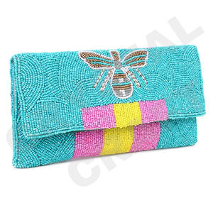 Designer Ladies Luxury Purses Handbags for Parties <b>White</b> Red Strawberry Custom Beaded <b>Evening</b> <b>Bag</b> Shoulder Fashion Accessories - Product Image 6