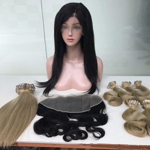 Fermeture en dentelle transparente 5x5, cheveux humains vierges ondulés et lisses au prix de gros - Product Image 6