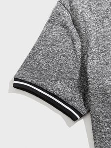 Best Selling <b>High</b> Quality Turn Down <b>Collar</b> Polo <b>Shirts</b> <b>Men</b> Cotton Sport 2 Half Button Polo <b>Shirt</b> - Product Image 4