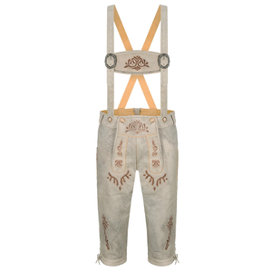 OEM 2025 Mejor Precio Bavarian Lederhosen Oktoberfest Precio Al por Mayor Pantalones Cortos Para Hombre Bajo Costo Precio Al por Mayor - Product Image 1