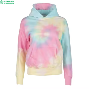 Sweat-shirt décontracté à capuche vierge coupe classique, 430 g/m², 100 % coton molletonné/éponge française, délavage à la pierre, avec logo personnalisé et conception OEM - Product Image 3
