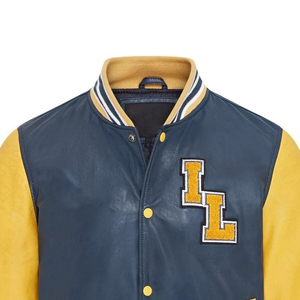 Chaqueta Universitaria de Béisbol Personalizada para Hombre, Estilo Bomber, Manga Larga, Invierno, Frente Sólido, Cortavientos - Product Image 3