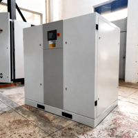 Compresseur d'air à vis sans huile haute performance haute pression 22KW 30KW refroidi par air 6 bars avec certificat CE