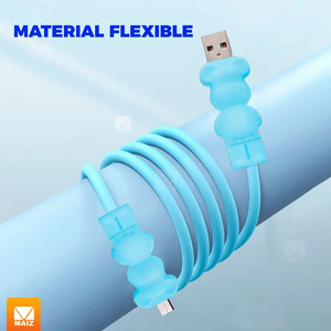 สาย USB V8 สำหรับถ่ายโอนข้อมูลและชาร์จเร็ว ดีไซน์น่ารัก - คละสี - Product Image 6