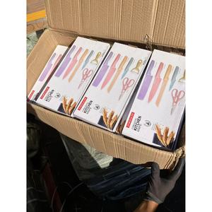 ชุดมีดเชฟเหล็กกล้าคาร์บอนสีพาสเทล Evryealth 6 ชิ้น พร้อมโลโก้เลเซอร์แบบกำหนดเอง ด้ามเรซิ่นแบบกลวง สำหรับหั่นอาหารในครัวสำหรับร้านอาหาร - Product Image 5