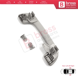 มือจับหลังคาด้านในประตูหลังสีเทาอ่อน รุ่น BDP1568 สำหรับรถยนต์ Megane 3 4 Scenic 3 Clio 4 Kadjar Captur Master 3 Movano 739400011R - Product Image 2