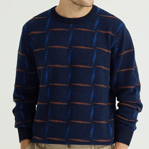 Pull d'hiver pour homme en cachemire et laine tricotée, anti-rides, surdimensionné, de haute qualité, dernier design, collection 2026, séchage rapide, devant - Product Image 1