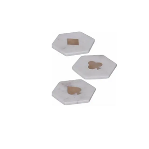 Sous-verre hexagonal, tampons de cuisine, maison en bois naturel et marbre, tasse en verre, tasse, sous-verres, décoration tendance, tapis de sous-verre/plateau - Product Image 2