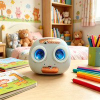Robot Giocattolo Interattivo a Forma di Orso con AI e Controllo Vocale per Bambini - Compagno Educativo in Plastica con Occhi Dinamici