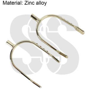 Nouvelles éperons d'équitation tendance, durables et légers, en acier inoxydable/acier au carbone/laiton, lot de 4 pour la pratique quotidienne et les performances - Product Image 4