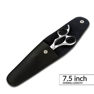 Tijeras de Peluquería Canina Curvas de Acero Inoxidable 440c de Calidad Profesional OEM con Tornillo Ajustable, Filo Afilado - Product Image 6