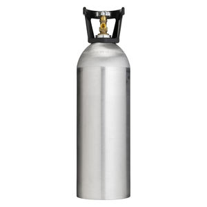 Cilindro de Aluminio de 20 lb (11.3 kg) para CO2, Válvula CGA320, Sistema de Dispensación de Bebidas, Botella de Gas Recargable para Kegerator - Product Image 1