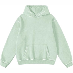 Sudadera con capucha de algodón 100% de alta calidad para hombre, logotipo personalizado, lavado ácido y teñido liso, ajuste de gran tamaño para invierno, patrón de impresión con capucha - Product Image 1