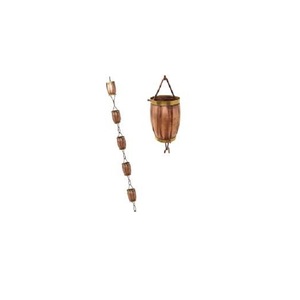 Meilleure vente de haute qualité Design moderne métal cuivre pluie chaîne eau vent chaînes décor à la maison intérieur extérieur utilisation par HHO fromIndia - Product Image 6