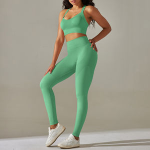 Ensembles de vêtements de yoga sans couture pour femmes 2 pièces Fitness & Yoga Wear Gym Sportswear - Product Image 6