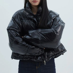 Veste matelassée pour femme OEM, lisse, tendance, légère, manteau décontracté, streetwear, printemps automne, étiquette personnalisée, veste matelassée 2026 - Product Image 2