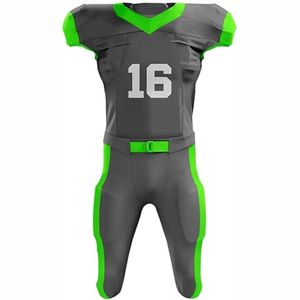 Maillot de football américain de qualité supérieure, respirant, à manches courtes, vente chaude, uniforme sublimé - Product Image 2
