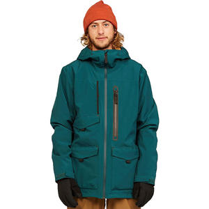 Veste coupe-vent avec logo personnalisé en gros manteaux thermiques de randonnée pour hommes sweats à capuche d'hiver veste d'hiver imperméable - Product Image 6