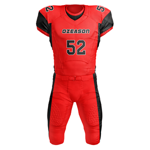 Camiseta de fútbol americano con sublimación personalizada de alta calidad, ropa de uniforme de fútbol americano personalizada más nueva para adultos - Product Image 4