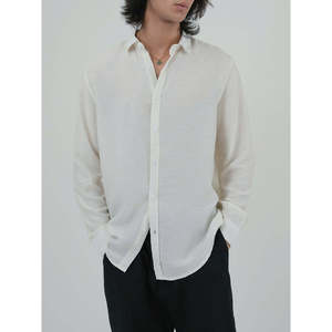 Camisa Casual para Hombre Unze London CIARAN, Corte Regular, 100% Algodón Popelina, Transpirable, Tipo de Suministro ODM - Product Image 3