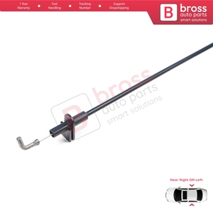 Cable de Liberación de la Cerradura del Manillar Interior de la Puerta Lateral BDP1607 para Fiorino MK3 225 Qubo Nemo Bipper 1365839080, Repuestos para Automóviles Bross - Product Image 5