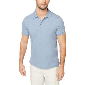 Polo de travail haut de gamme avec logo personnalisé pour hommes Chemises de golf en polyester spandex respirant évacuant l'humidité - Product Image 1