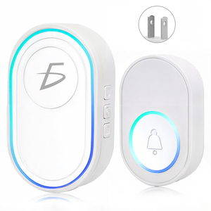Campanello Digitale Wireless con 39 Suoni e 5 Livelli di Volume, Pulsante Touch Impermeabile, Luce RGB, Alimentato a Batteria per Appartamenti - Product Image 4