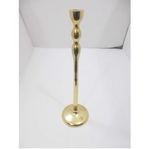 Juego de 3 candelabros de metal hechos a mano de aluminio plateado de calidad superior, candelabros elegantes para decoraciones navideñas de boda - Product Image 6