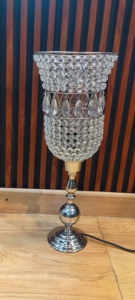 Lámpara de pantalla de cristal para sala de estar, mesita de noche/lámparas de iluminación para decoración de pasillo de Hotel, lámpara de pantalla de cristal - Product Image 2