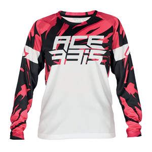 Jersey de Motocross Acerbis MX J-KID Four con Protección de Cordura para Niños, Transpirable, para Verano, Talla XL - Product Image 1