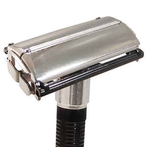 มีดโกนหนวดแบบสองคม ยี่ห้อ SUBHAN INTERNATIONAL ด้ามจับสีดำ ใบมีดสแตนเลส ปลอดภัย ใช้ซ้ำได้ เป็นมิตรกับสิ่งแวดล้อม ปรับแต่งได้ ขายดี - Product Image 5