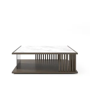 Tavolino di design di lusso Erica made in Italy materiali naturali di prima qualità personalizzabili e disponibili in diverse dimensioni