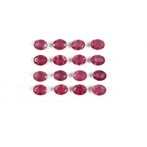 Rubis naturels de Bangkok, ovales calibrés 7x9mm 8x10mm, qualité supérieure, pierre précieuse en cristal rouge rose, taille ovale, traitement thermique, personnalisable - Product Image 3