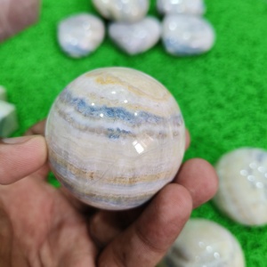 Bola de esfera de Rodocrosita azul de alta calidad Natural exclusiva, piedra de Scheelite, venta a granel, forma de mezcla de cristal suave, boda popular - Product Image 5