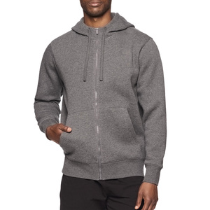 Sudadera con capucha y cremallera para hombre, ajuste personalizado, tela de mezcla de algodón suave, Impresión de logotipo bordado, Etiqueta Privada, ropa de moda, opciones OEM - Product Image 1