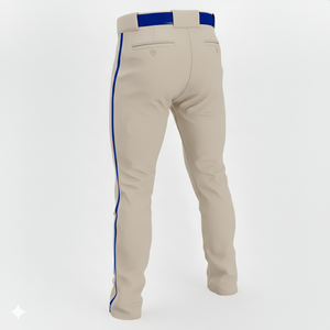 Pantalons de baseball OEM avec ceinture ajustable, poche latérale et service d'impression personnalisée - Product Image 4