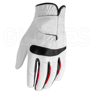 Guantes de Golf para Hombre de Piel de Cabretta Genuina al por Mayor, Elegantes, Antideslizantes, Transpirables, de Secado Rápido, con Cierre de Velcro - Product Image 1