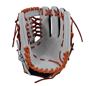 ถุงมือเบสบอลสำหรับทุกเพศ บริการ OEM ปี 2026 คุณภาพสูง หนังแท้ ผลิตตามสั่ง ถุงมือเบสบอลสำหรับรับลูก - Product Image 1