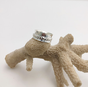 แหวนสปินเนอร์โบฮีเมียนที่สวยงามดีไซน์โดดเด่น925เงินสเตอร์ลิงแท้ชุดฝาแฮนด์เมด - Product Image 1