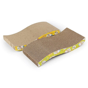Custom Design Cardboard <b>Cat</b> <b>Scratcher</b> Eco Friendly Recycled Paper OEM ODM Factory Vietnam - Product Image 1