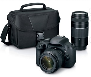 Professional 24.1MP <b>Digital</b> SLR <b>Camera</b> – Elite Series 2-Lens Creator Kit – 18-55mm & 75-300mm Precision Optics Bundle - Product Image 1