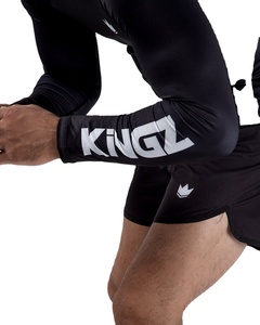 Unisex Men's <b>Long</b> Rashguard Compression MMA Gym Fitness Sportswear BJJ <b>Vest</b> with OEM Design Unisex <b>Rash</b> Guard Fabric Material - Product Image 6