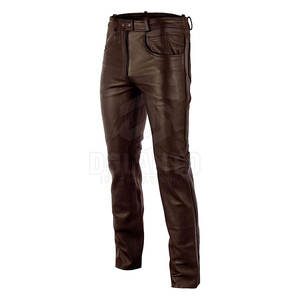 กางเกงหนังสำหรับผู้ชายกางเกงหนังทำจากโรงงาน - Product Image 4