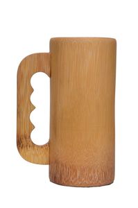 Handmade 100% Natural Wooden Ceramic Cup 300ml/500ml Capacity Vintage Design Barware Tabletop with Coffee/Beer <b>Drinking</b> Handle - Product Image 5