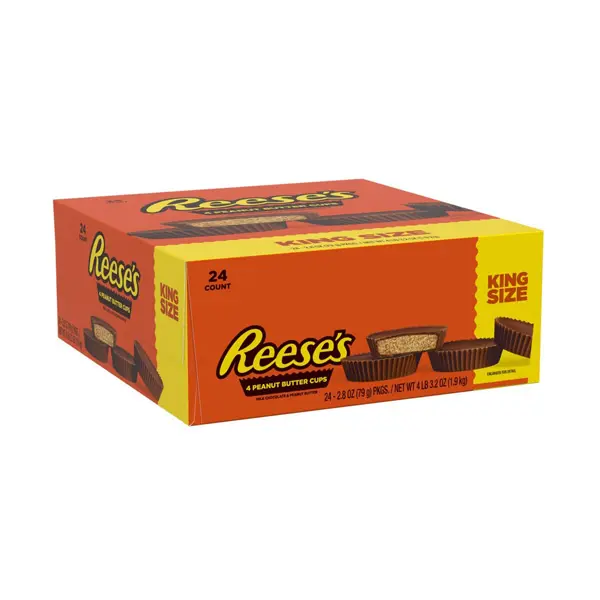 أكواب زبدة الفول السوداني من REESE'S للهالوين، حلوى شوكولاته على شكليقطين، 1.2 أونصة (حزمة من 36)