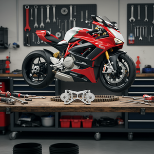 Piastra di Distribuzione Manubrio Sinistro MV Agusta Dragster 800 RR RC 15-17 8000B8756 - Prodotto per Ingranaggi e Catena Moto - Product Image 3