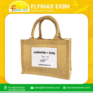 Bolsa de yute laminada hecha a mano, bolsa de diseño de yute de moda Premium ecológica para la sostenibilidad - Product Image 6