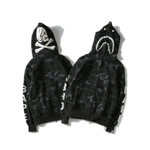 Sudadera de algodón con cremallera para hombre, prenda de vestir, de alta calidad, personalizada, a granel, de cara completa, gruesa - Product Image 1