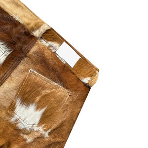 Best Selling High Street Style <b>Men</b> Cowhide <b>Leather</b> <b>Shorts</b> Top Quality Side Pockets Custom Design Cowhide <b>Leather</b> <b>Shorts</b> - Product Image 4